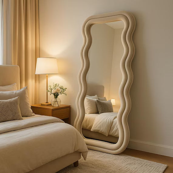 Velvet Fabric Mirror