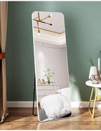 Full Length Mirror 147x37cm – Rectangle Standing & Wall Mounted Dressing Mirror