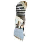 Decorhills Irregular Curved Full Length Mirror – Metal Stand | Floor & Wall Mounted Display