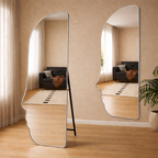 Decorhills Face Shaped Full Length Mirror – Floor Standing & Wall Mounted for Bedroom & Living Room