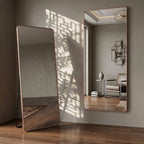 Decorhills Large Wide Full Length Mirror – 180x80cm Premium Aluminum Alloy Brushed Frame Standing & Wall-Mounted Mirror