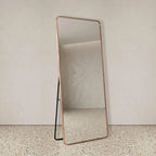 Decorhills Large Wide Full Length Mirror – 180x80cm Premium Aluminum Alloy Brushed Frame Standing & Wall-Mounted Mirror