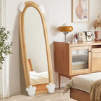 Decorhills Bear-Themed Full Length Mirror – Velvet Frame | Standing & Wall Mounted