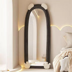 Decorhills Bear-Themed Full Length Mirror – Velvet Frame | Standing & Wall Mounted