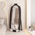Decorhills Bear-Themed Full Length Mirror – Velvet Frame | Standing & Wall Mounted