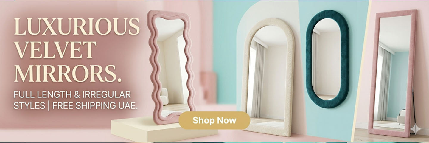 Velvet Fabric Mirrors