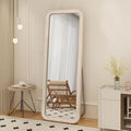 Decorhills Rect Round Corner Full Length Mirror – Velvet Frame | Standing & Wall Mounted