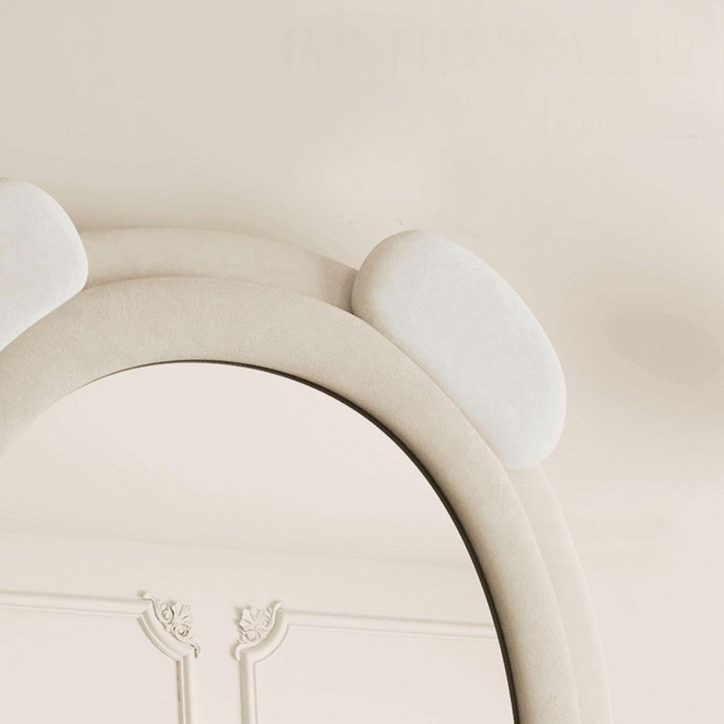 Decorhills Bear-Themed Full Length Mirror – Velvet Frame | Standing & Wall Mounted