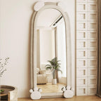 Decorhills Bear-Themed Full Length Mirror – Velvet Frame | Standing & Wall Mounted